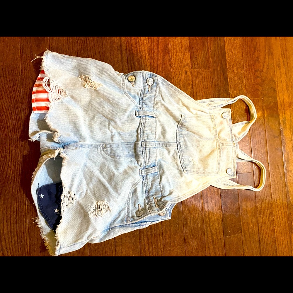 Denim overalls